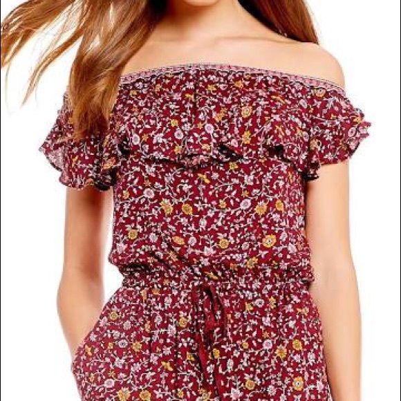 New Chelsea & Violet Darling Boho Floral Jumpsuit - Picture 5 of 7